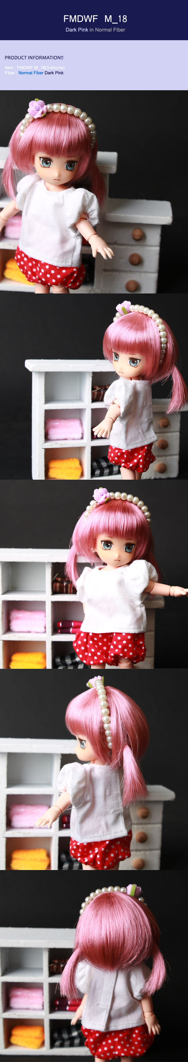 Formydoll Fmdwf 3 4inch M 18 Dark Pink